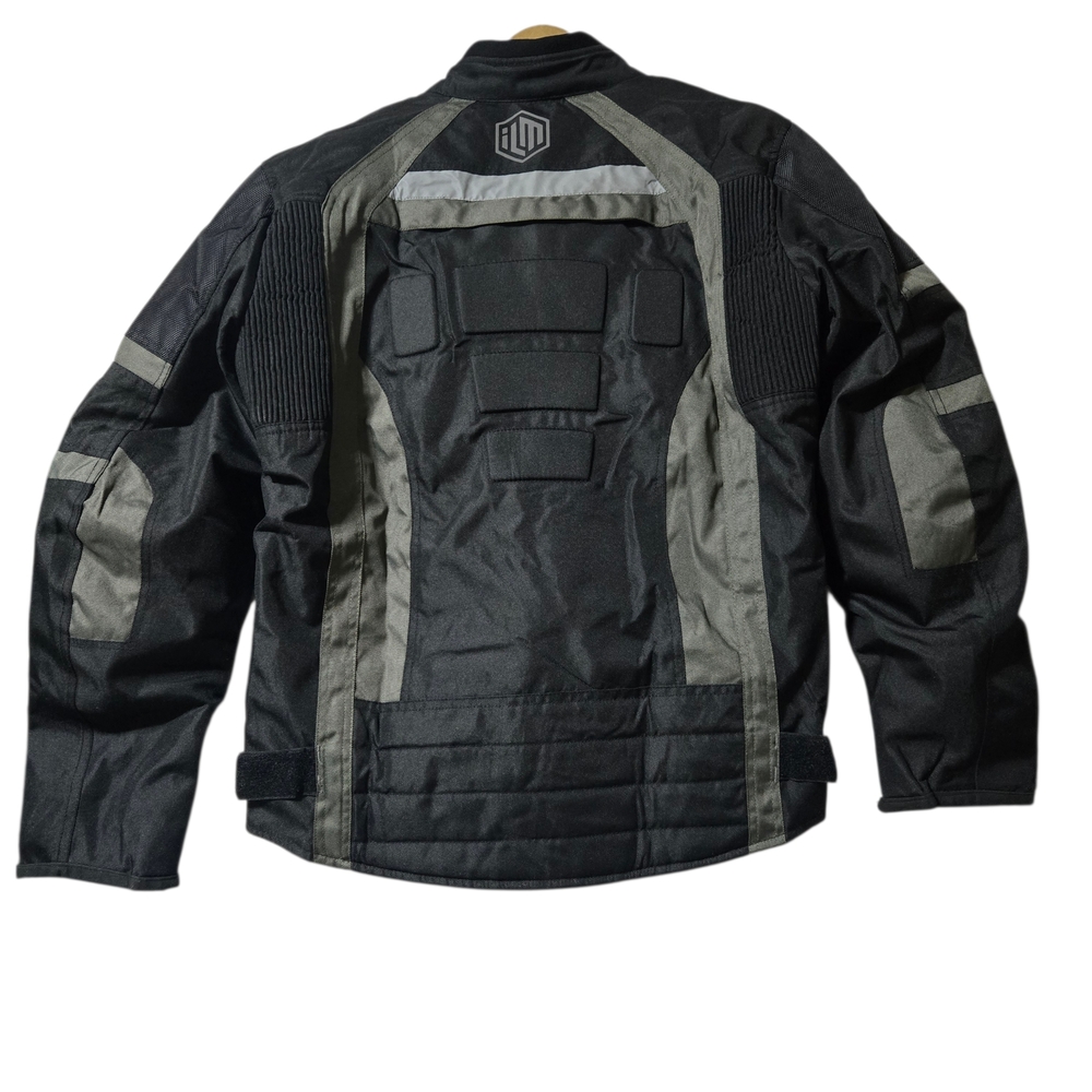 ILM Motorcycle Riding Jacket Men's Size S Black & Gray Jacket NWT - Picture 3 of 13
